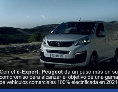 Como sus hermanos Vivaro y Jumpy, el trabajador Peugeot Expert ya tiene su eficiente versión eléctrica