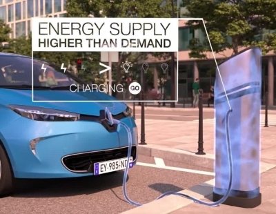 Os mostramos el sistema de recarga inteligente bi-direccional de Renault