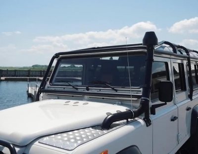 Este es el Project Alpine Yeti, un Land Rover Defender transformado por EDC