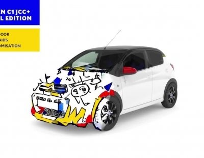 Este Citroën C1 JCC+, es una edición especial diseñada por Jean-Charles de Castelbajac