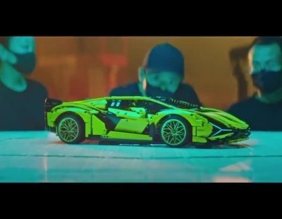 La última obra de ingeniería de Lego Technic es el Lamborghini Sian FKP 37