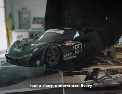 Los expertos de Amalgam reproducen con detalle el McLaren F1 GTR 1995 de Le Mans
