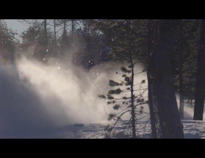 El tractor más rápido del mundo sobre nieve