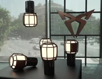 La marca Cupra nos muestra una lámpara con su ADN deportivo