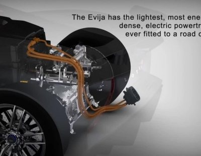 El artesanal Lotus Evija cuenta con un complejo sistema de propulsión eléctrico