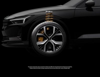 Como opción el Polestar 2 ofrece el Performance Pack, que cuesta 6.000 euros