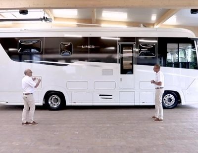 Los expertos de Concorde ofrecen esta impresionante autocaravana Liner cargada de detalles