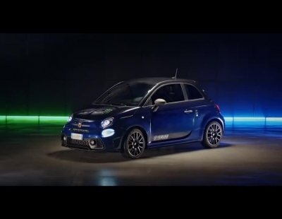 Abarth 595 Monster Energy Yamaha, como la moto de Rossi