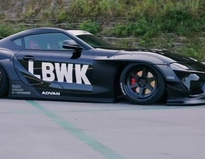 Este es el kit que Liberty Walk ha fabricado para el deportivo Toyota GR Supra