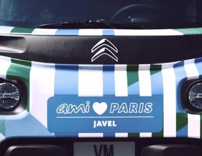 El pequeño urbanita y eléctrico Citroën Ami decora las calles de París