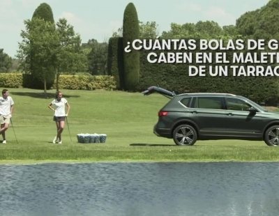 En el maletero del Seat Tarraco caben 8.500 bolas de golf
