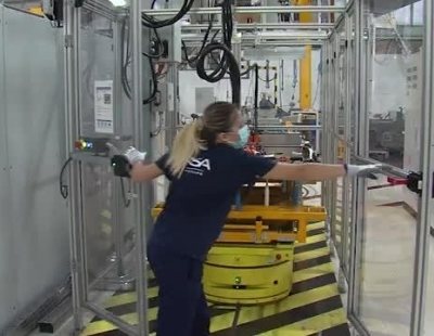La planta de Groupe PSA en Vigo ya fabrica 300 baterías al día, cifra que crecerá en breve