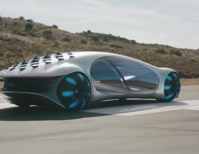 Os mostramos el futurista Mercedes-Benz Vision AVTR en movimiento