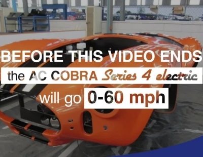 625 CV, 1.000 Nm, 1.190 kilos, 320 km de autonomía… Así es este AC Cobra eléctrico