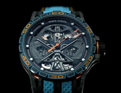 El reloj Excalibur Spider de Roger Dubuis está inspirado en el Lamborghini Huracan STO