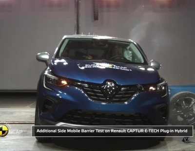 El nuevo Renault Captur E-Tech recibe la calificación de 5 estrellas de EuroNCAP