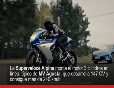 El deportivo Alpine A110 sirve de inspiración para la nueva moto de MV Agusta