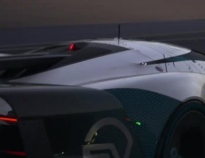 Este es el radical Jaguar Vision Gran Turismo SV para el videojuego Gran Turismo