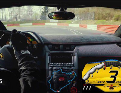 Lamborghini Aventador LP 750-4 SV en Nürburgring