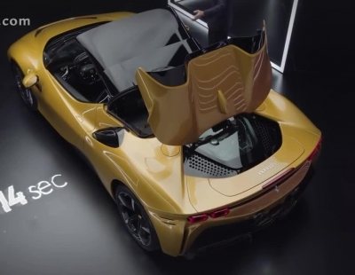 Así de impresionante luce el nuevo Ferrari SF90 Spider