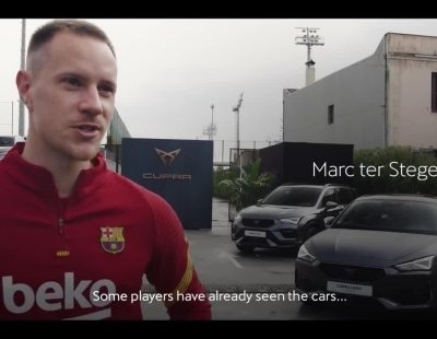 La plantilla del FC Barcelona estrenará los nuevos modelos de la marca Cupra