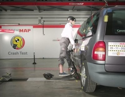 Os mostramos el Crash Test de VMP contra un vehículo