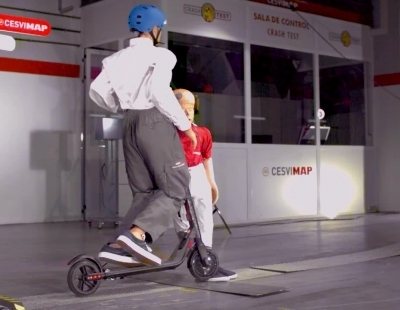 En las instalaciones de CESVIMAP han realizado los Crash Test de VMP con atropello infantil