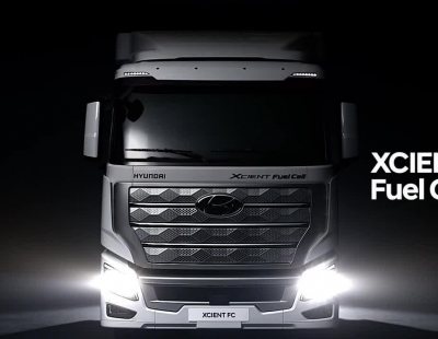 El primer camión de pila de combustible de hidrógeno de Hyundai es este XCIENT