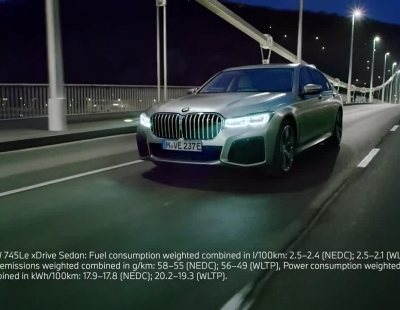 Este es el señorial BMW 745Le xDrive