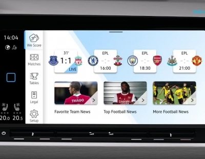 Si tienes un Volkswagen Golf, con la app We Score no te perderás ni un solo gol de tu equipo