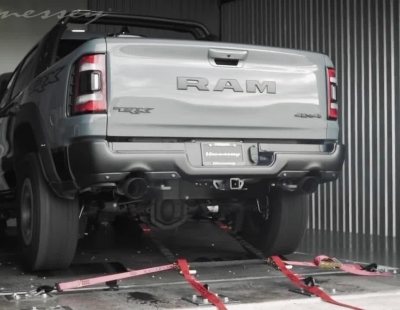 La radical Ram TRX Mammoth se somete a un aumento de potencia por parte de Hennessey