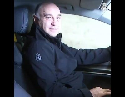 La plantilla del Real Madrid de baloncesto estrena sus nuevos Audi