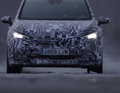 La firma Cupra pone a punto su eléctrico el-Born en la nieve