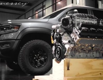 1.000 CV ofrece este corazón Hellephant que Hennessey usa en dos de sus modelos