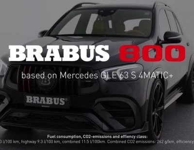 Este es el radical BRABUS 800 basado en el Mercedes-AMG GLE 63 S