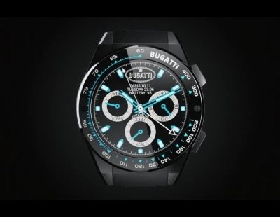 Alucina con el primer reloj inteligente de Bugatti