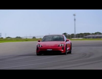 Porsche Taycan Turbo S.  El eléctrico más rápido en The Bend