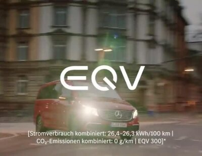 El nuevo EQV de Mercedes-Benz brilla por capacidad y nivel tecnológico