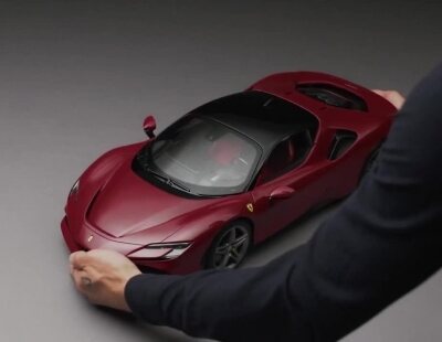 Los expertos de Amalgam son capaces de fabricar tu propio Ferrari a escala