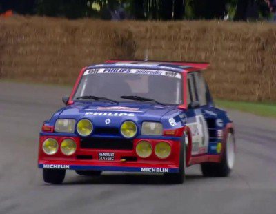Jean Ragnotti quita el polvo al Renault 5 Maxi Turbo