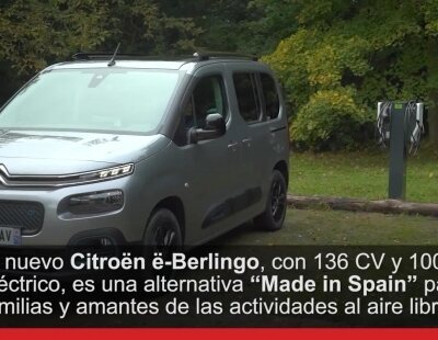 El nuevo Citroën ë-Berlingo es un modelo 100% eléctrico y está fabricado en Vigo