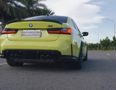 Armytrix ha creado este sistema de escape para los nuevos BMW M3 Competition