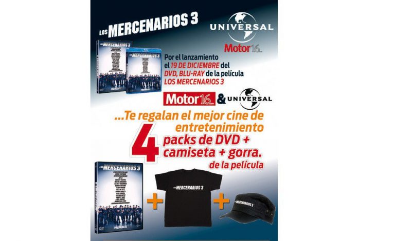 Los Mercenarios 3. Una producción de Universal