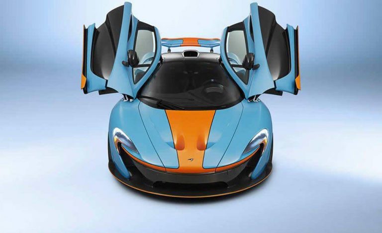 McLaren P1 MSO Gulf. Detalle por el buen gusto