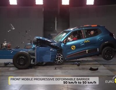 El programa EuroNCAP realiza los crash test del nuevo Dacia Spring