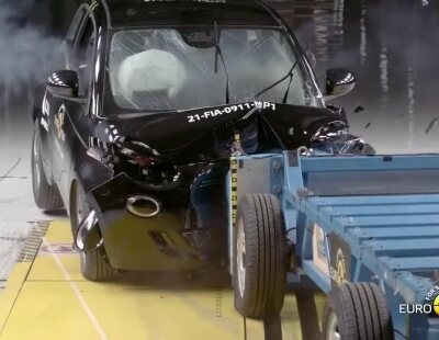 El programa EuroNCAP realiza los crash test del nuevo Fiat 500e