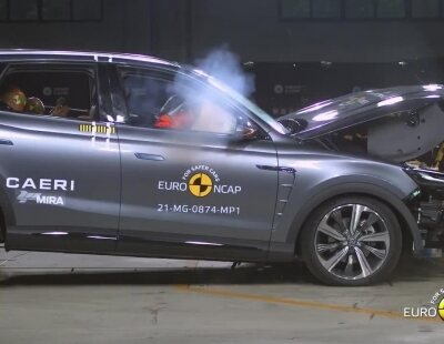 El programa EuroNCAP realiza los crash test del nuevo MG Marvel R Electric