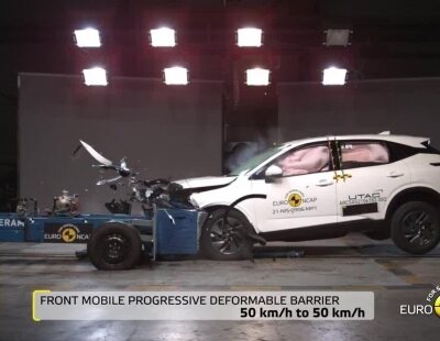 El programa EuroNCAP realiza los crash test del nuevo Nisssan Qashqai