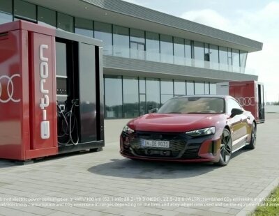 La firma Audi presenta su nuevo concepto urbano de carga rápida