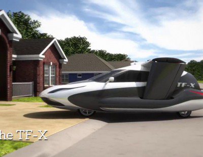 Terrafugia TF-X: el primer coche volador híbrido